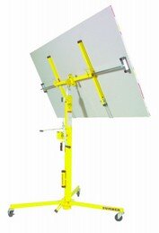 Serie 2300, carrello, trasporto, a manovella, altezze elevate, trasportabili, richiudibili, da cantiere , da interni, pannelli, elevatore