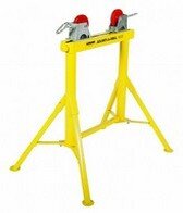 Cavalletti di Sostegno e Porta Tubi Adjust A Roll, quattro gambe, piedi, fisso, basamento, tavolo, ruote, acciaio, inox, gomma, rullo, sfere, supporti, standard, 1135 kg, pipe, tube, piastra, support