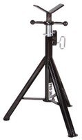 Cavalletti di Sostegno e Porta Tubi Cantiere, Pro Jack, treppiede, fisso, testa, a ‘V’, ruote, acciaio, inox, gomma, rullo, sfere, supporti, Richiudibile, smontabile, standard, basso, alto, 1135 kg, regolabile , differenti altezze, pipe, tube, support