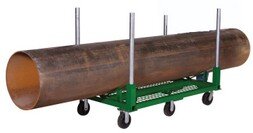 Pipe, Support, Piping, Pipe Mac, Attrezzature, Movimentazione, tubi, cantiere, bobine, stoccaggio, ruote, piene, pneumatiche, interno, esterni